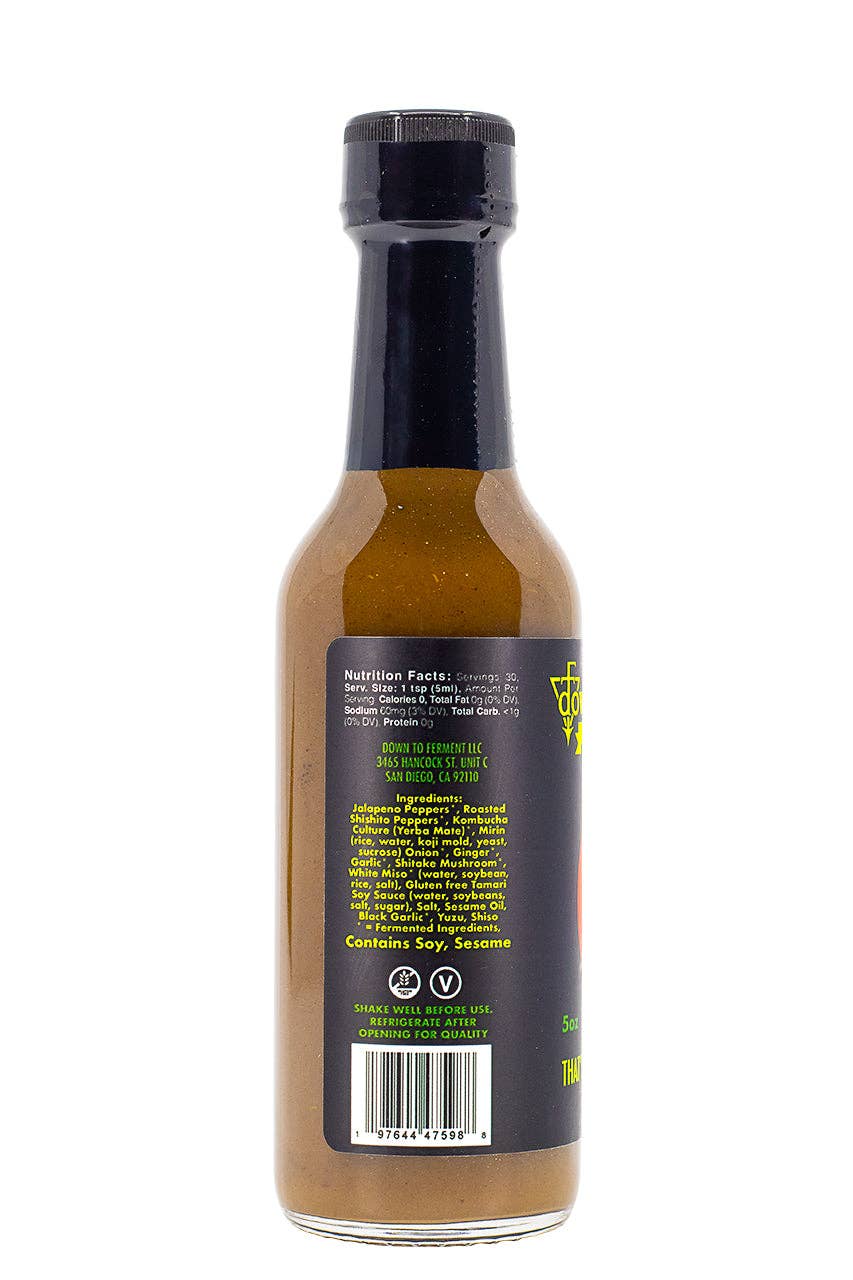 That's What Shishito Said | Mild Shishito Hot Sauce | Down To Ferment