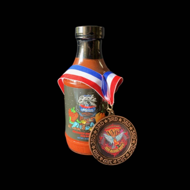 Drunken Smokehouse Strawberry Bourbon -Rising Smoke Sauceworks