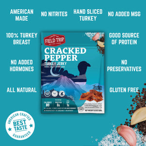 FIELD TRIP - Cracked Pepper Turkey Jerky (2.2oz)