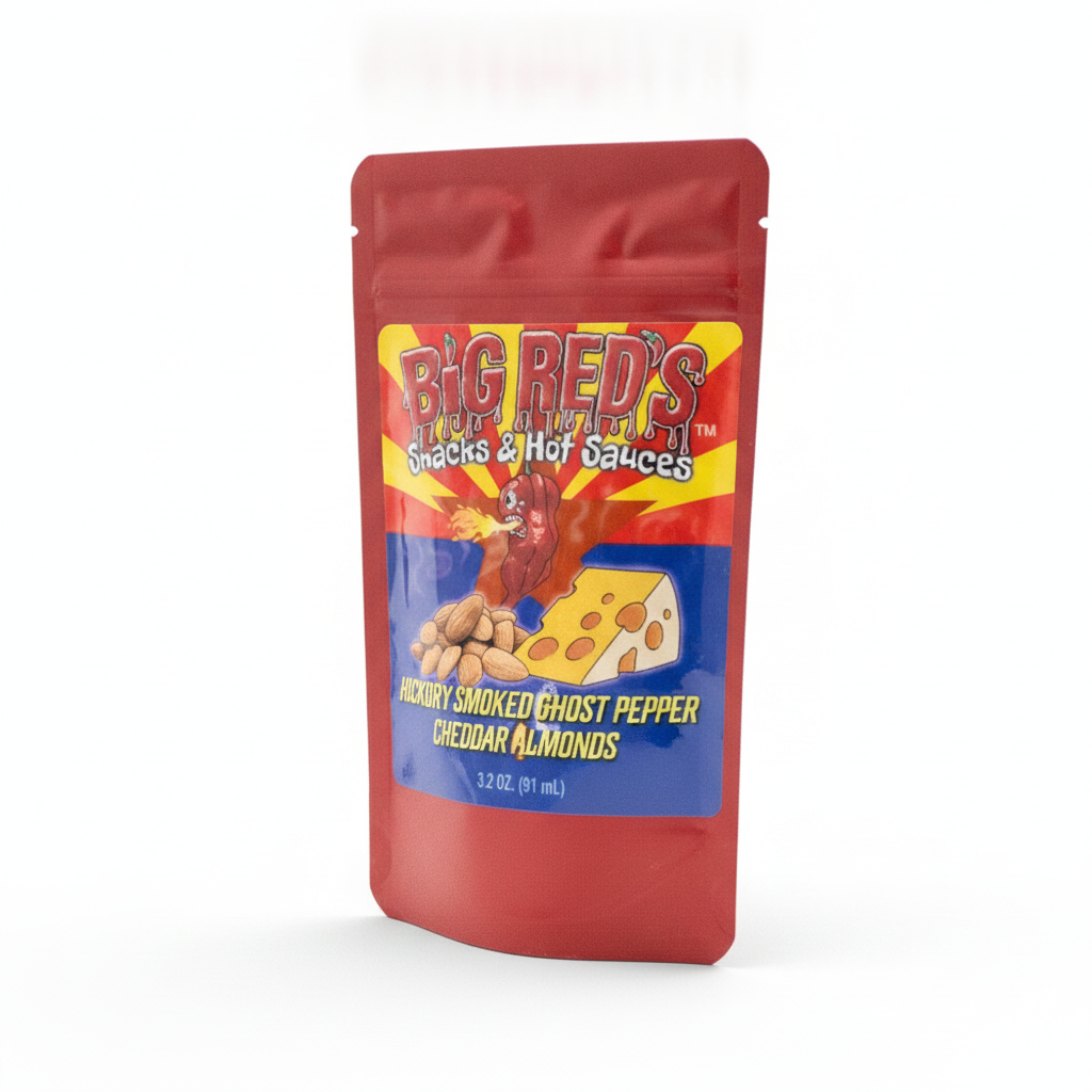 Hickory Smoked Ghost Pepper Cheddar Almonds