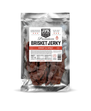 J&K Distributors - J&K Brisket Jerky - Sweet & Spicy 7oz.