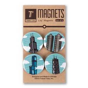 Chicago Skyline Magnet Pack