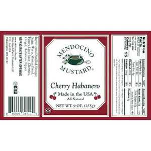 Ohio-South Farm Products LLC - Mendocino Cherry Habanero Mustard - 6 Pack