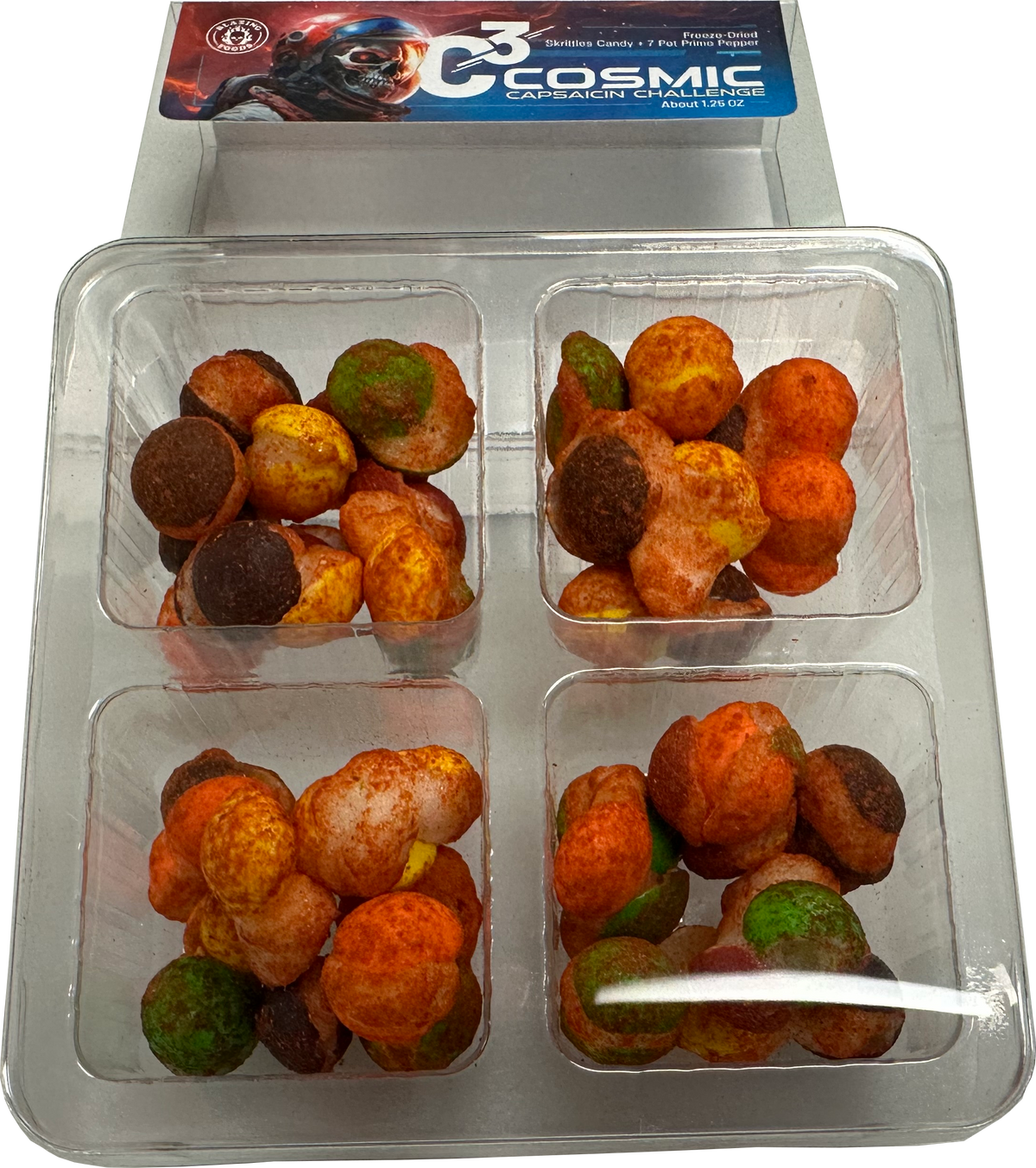 C3 Cosmic Capsaicin Challenge - 7 Pot Freeze Dried Skrittles