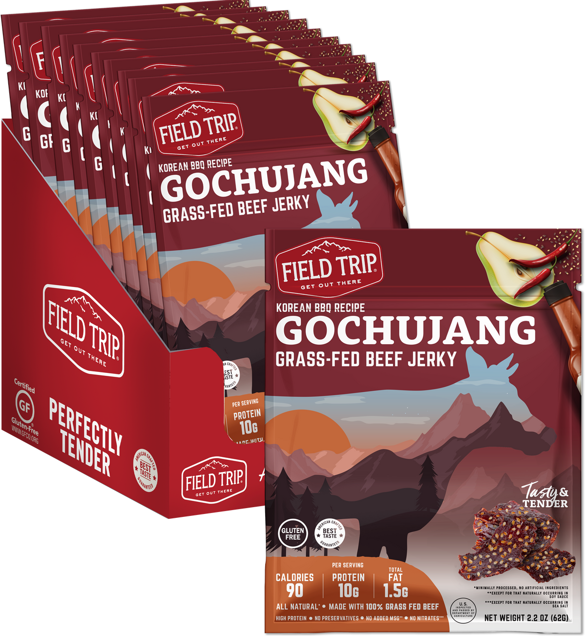 FIELD TRIP - Gochujang Korean Style BBQ Beef Jerky (2.2oz)