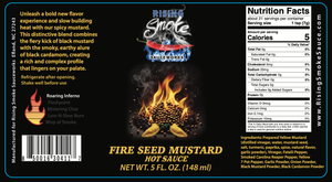 Rising Smoke Sauceworks - Fire Seed X-Hot Reaper Fatalii Mustard Hot Sauce (half case)