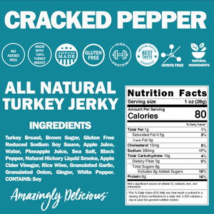 FIELD TRIP - Cracked Pepper Turkey Jerky (2.2oz)