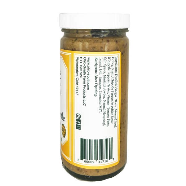 Ohio-South Farm Products LLC - Mendocino Mustard Honey Chipotle - 6 Pack