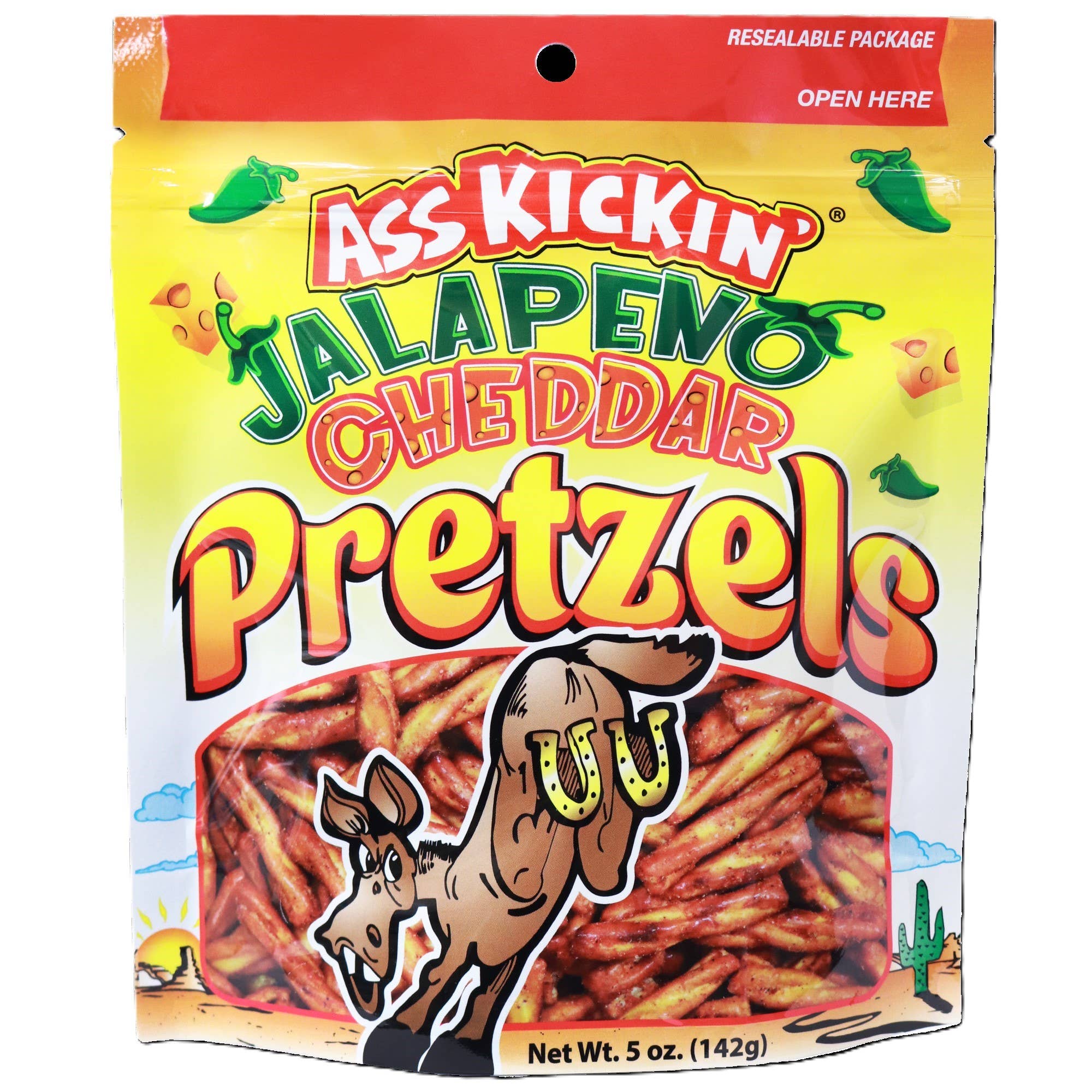 Ass Kickin' Pretzels - Jalapeno Cheddar