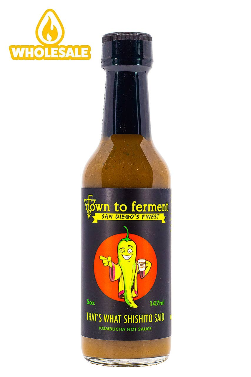 That's What Shishito Said | Mild Shishito Hot Sauce | Down To Ferment