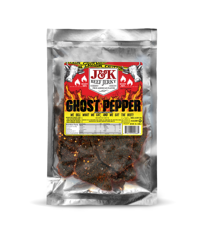 Ghost Pepper Jerky, J&K Beef Jerky - Ghost Pepper