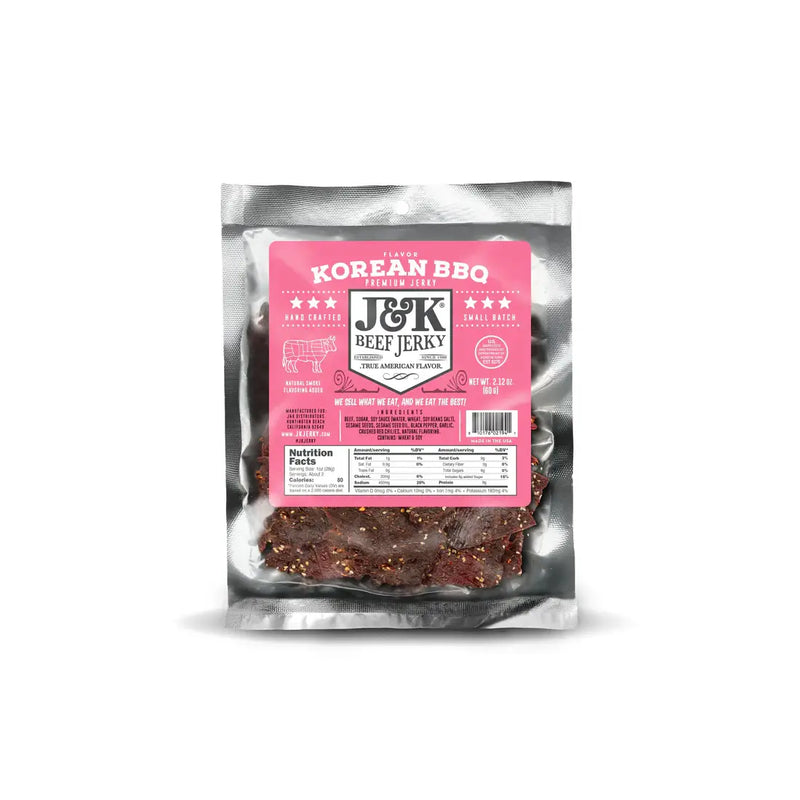 Korean BBQ Beef Jerky - J&K Beef Jerky