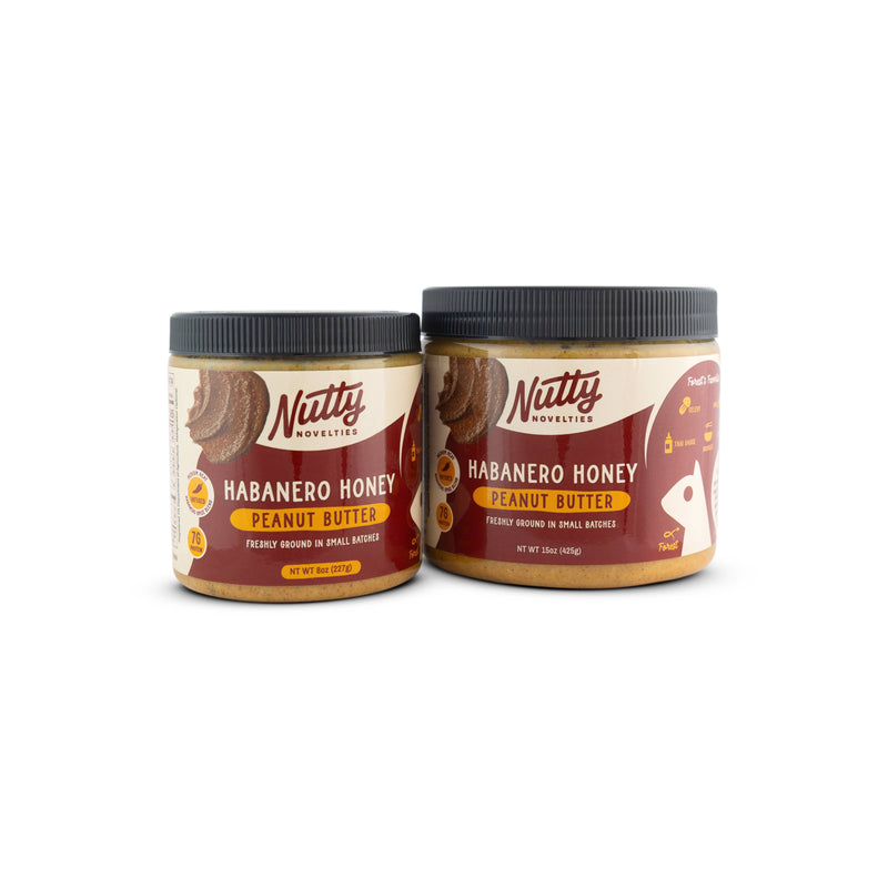 Habanero Honey Peanut Butter - Nutty Novelties Sweet Spicy Peanut Butter
