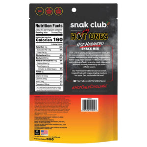 Snak Club Hot Ones Hot Habanero Snack Mix
