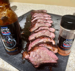 Rising Smoke Sauceworks - 12 oz Smoky's Barkin' Q Smoky Mesquite BBQ Sauce (half case)