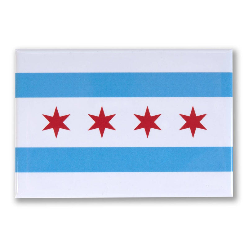 Chicago Flag  3" x 2" Magnet