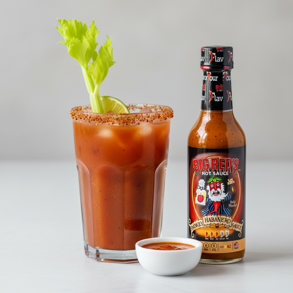 Big Red's Smokey Habanero Hot Sauce