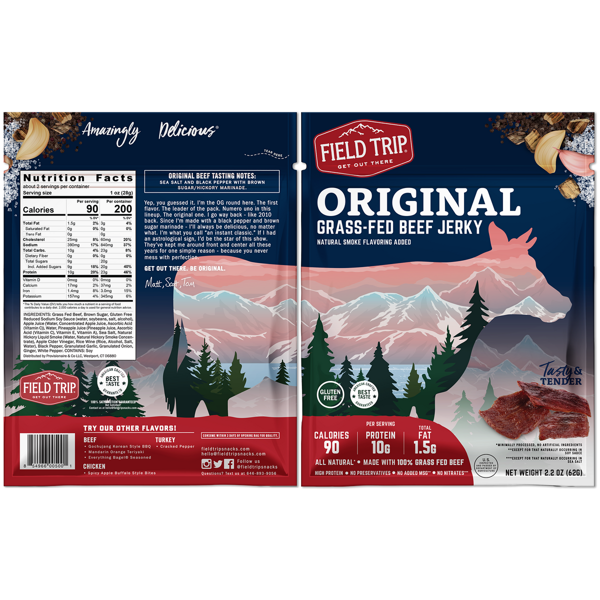 FIELD TRIP - Original Beef Jerky (2.2oz)