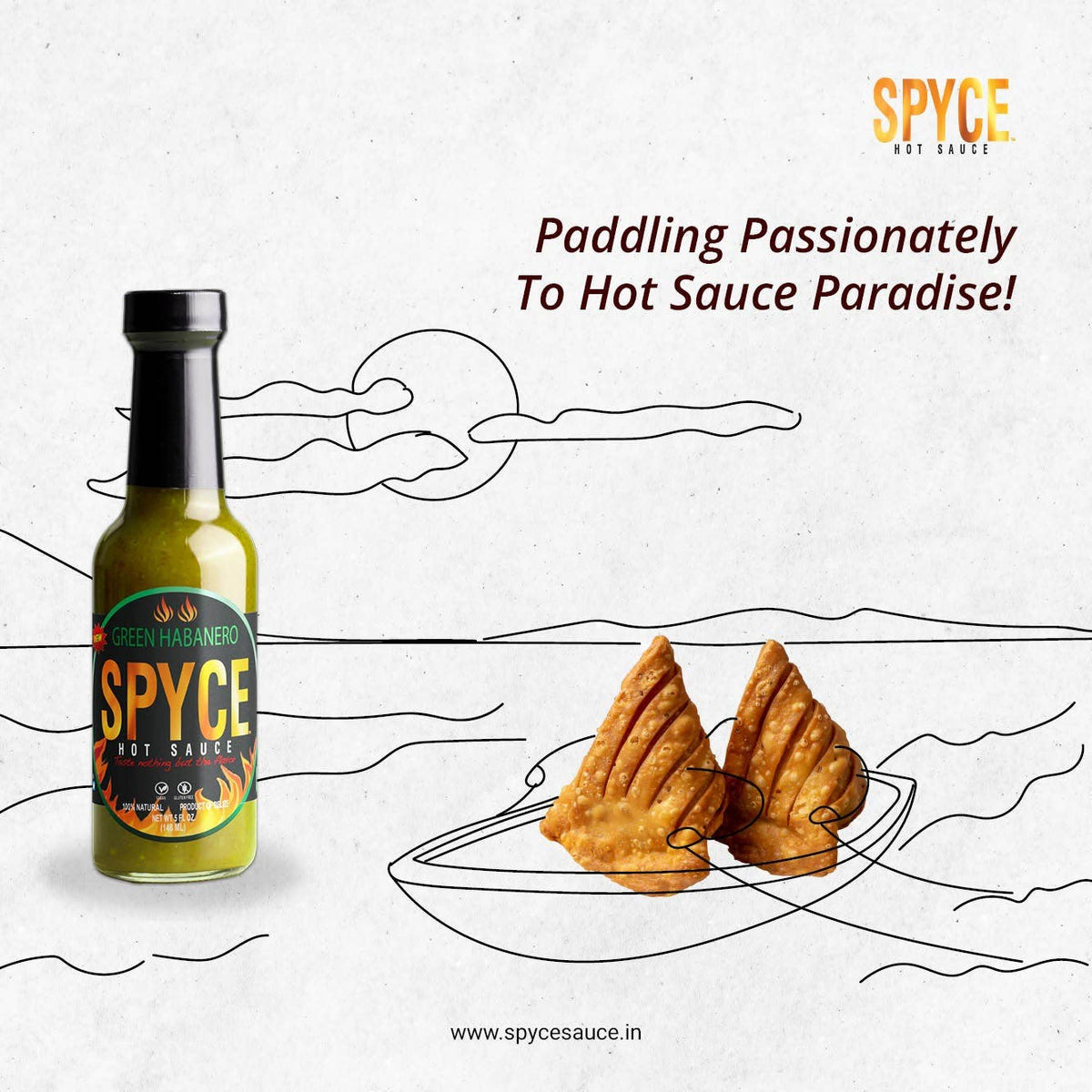 Spyce Sauce - Green Habanero: 5 oz