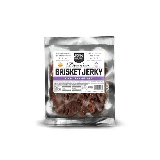 J&K Distributors - J&K Brisket Jerky - Carolina Reaper 2.12oz.