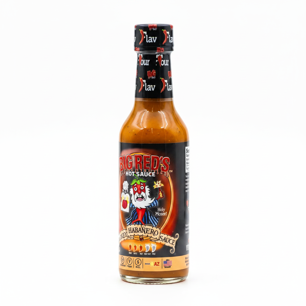 Big Red's Smokey Habanero Hot Sauce
