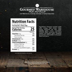 Gourmet Warehouse Brands - Gourmet Warehouse Golden Carolina BBQ Sauce