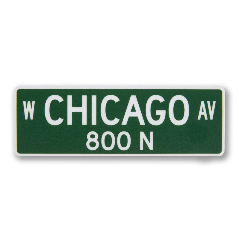 Chicago Ave Street Sign Sticker