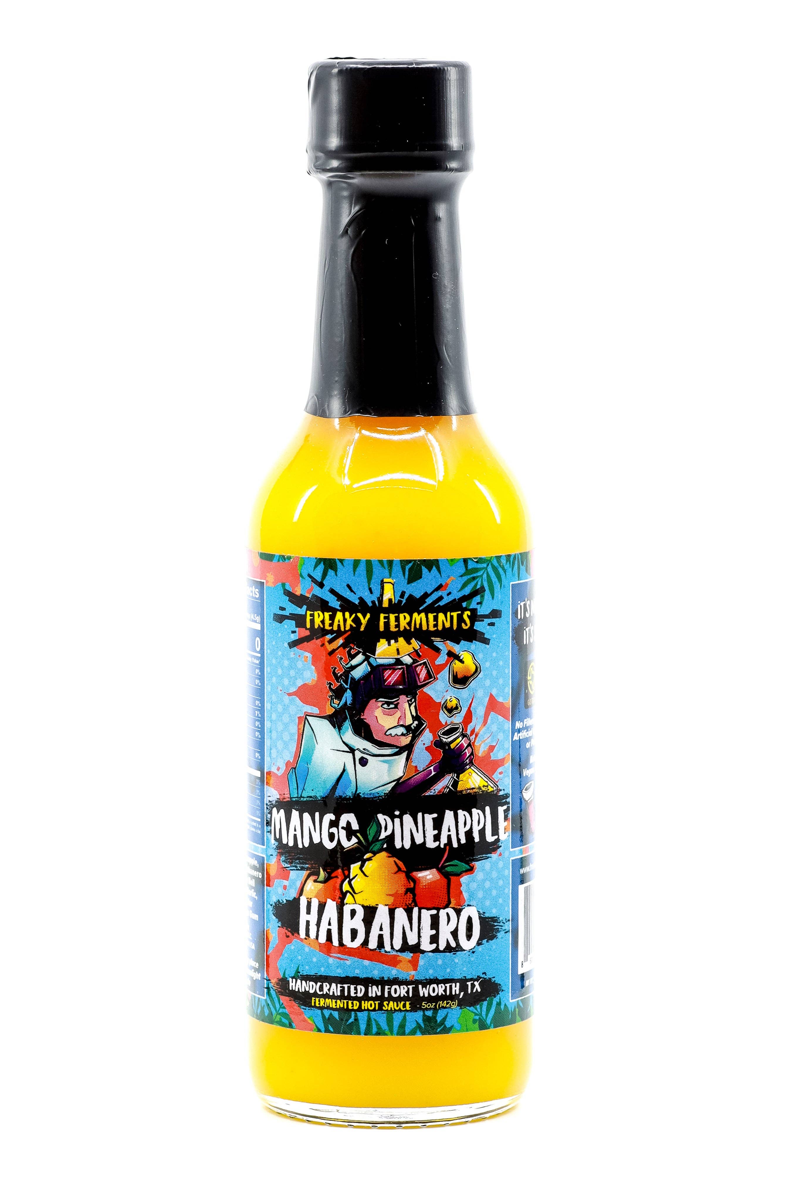 Freaky Ferments Mango Pineapple Habanero Hot Sauce