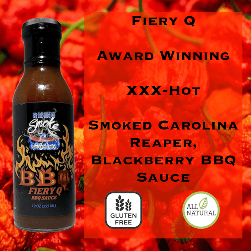 Fiery Q Blackberry Carolina Reaper BBQ Sauce