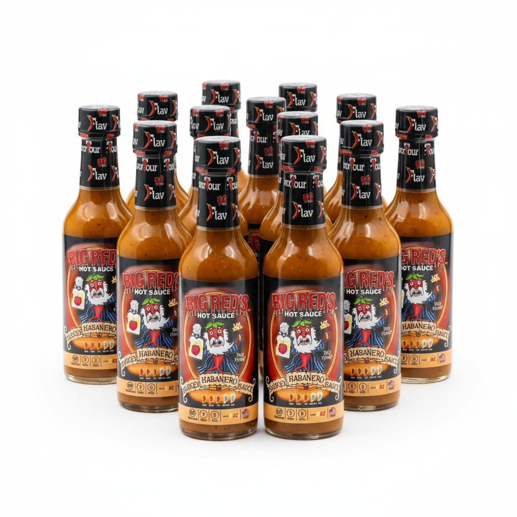 Big Red's Smokey Habanero Hot Sauce