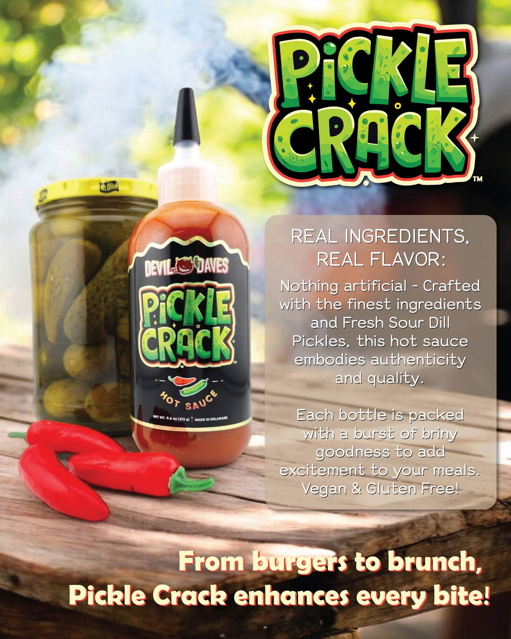 Pickle Crack - Dill Pickle Hot Sauce