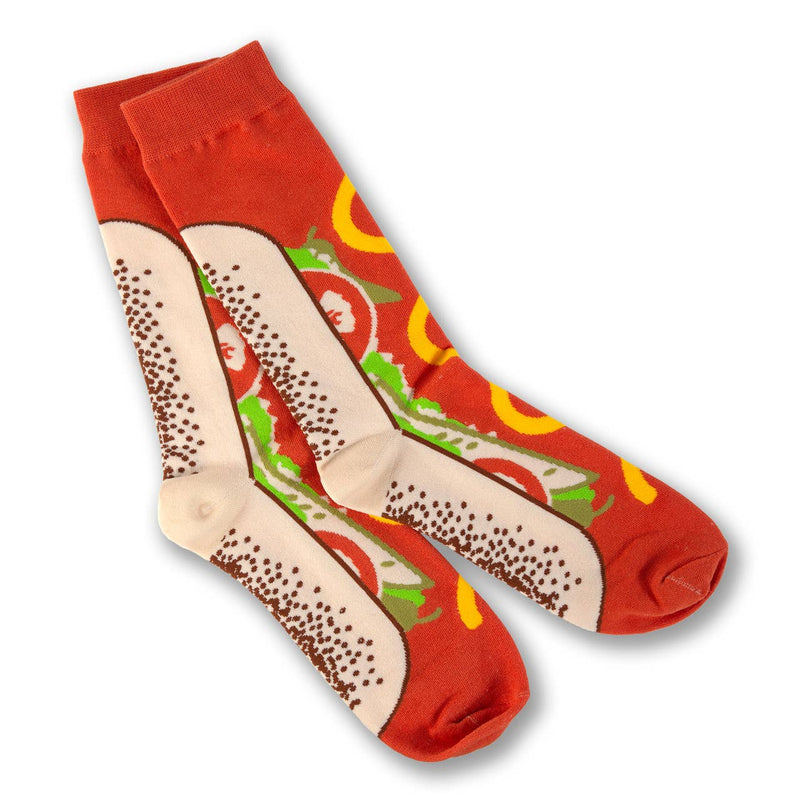 Chicago Style Hot Dog Socks: L