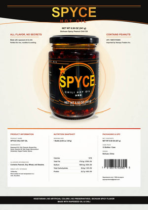 Spyce Sauce - Spyce Chili Hot Oil