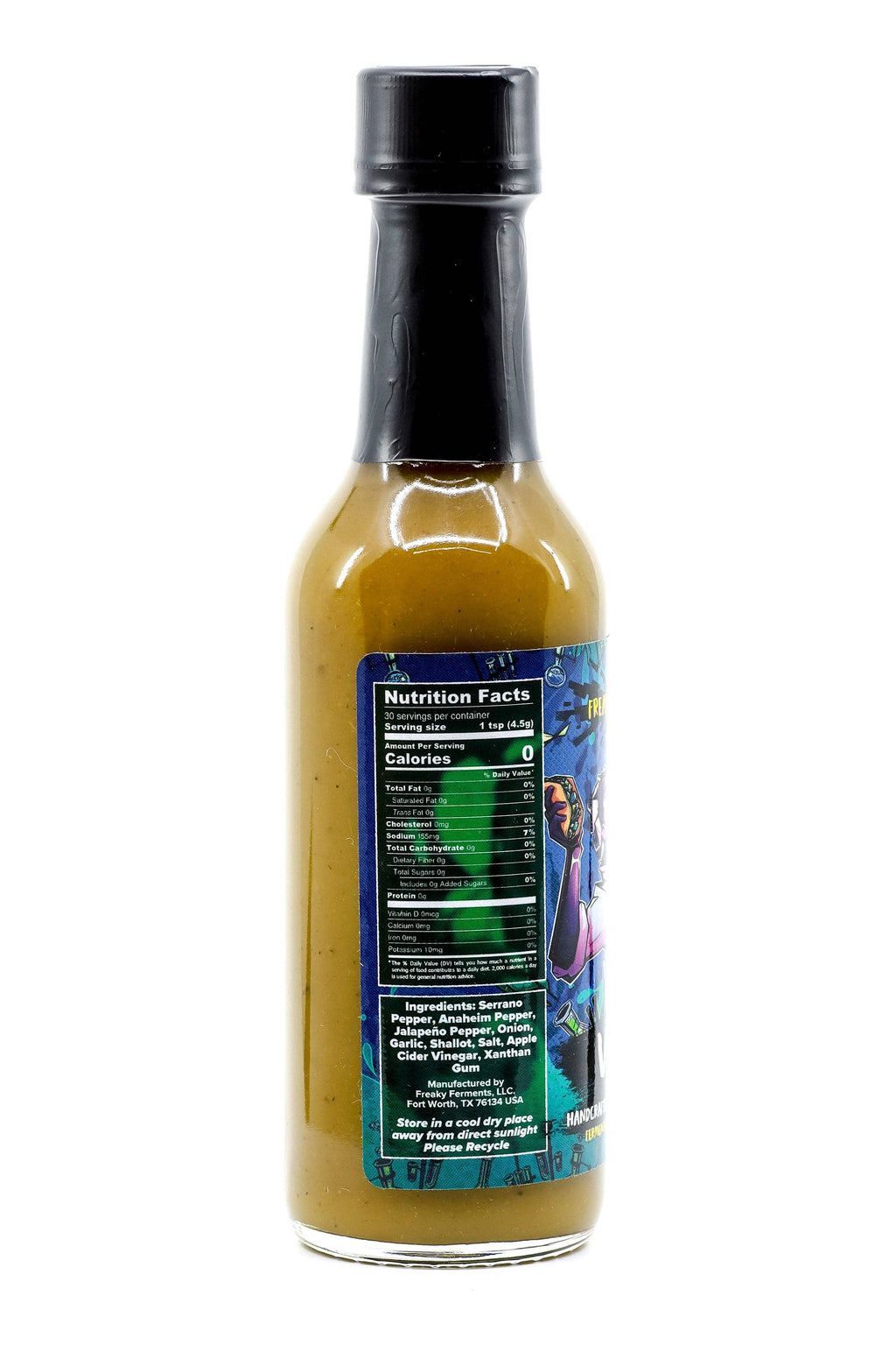 Verde Hot Sauce - Serrano and Anaheim Pepper Hot Sauce