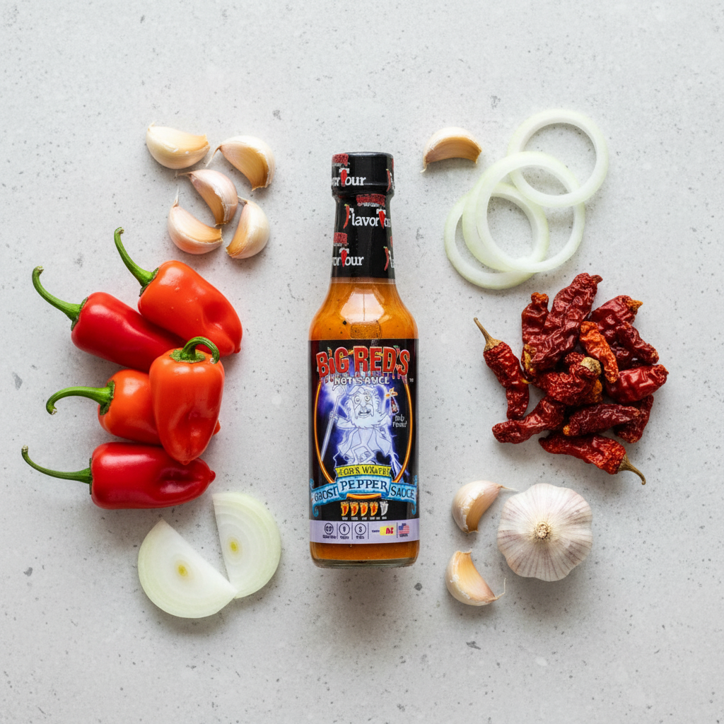 Big Reds God's Wrath Ghost Pepper Hot Sauce