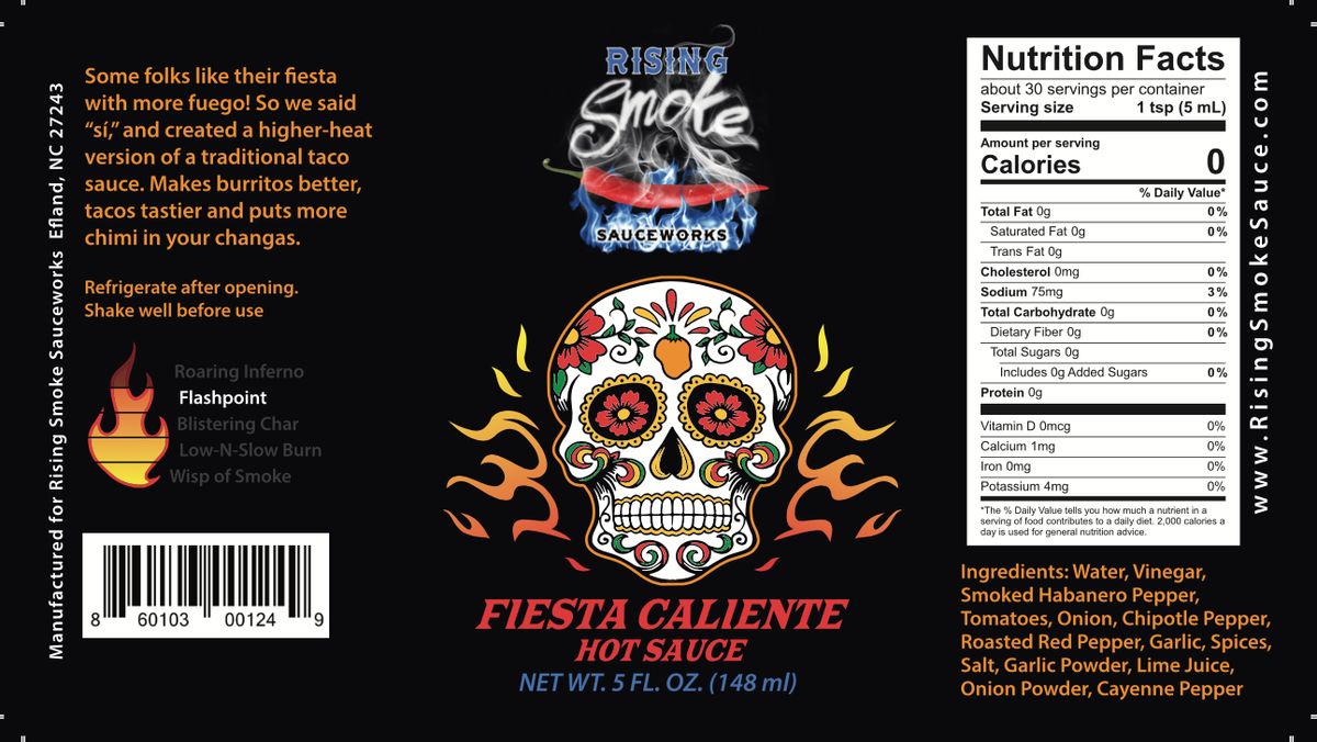 Rising Smoke Sauceworks - Mixed Case of Hot/XXX-Hot Sauces