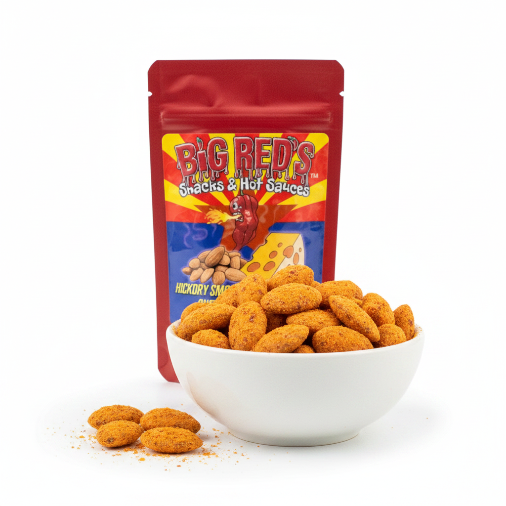 Hickory Smoked Ghost Pepper Cheddar Almonds