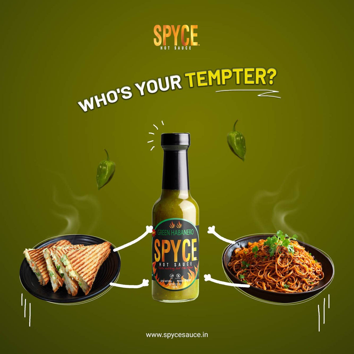 Spyce Sauce - Green Habanero: 5 oz