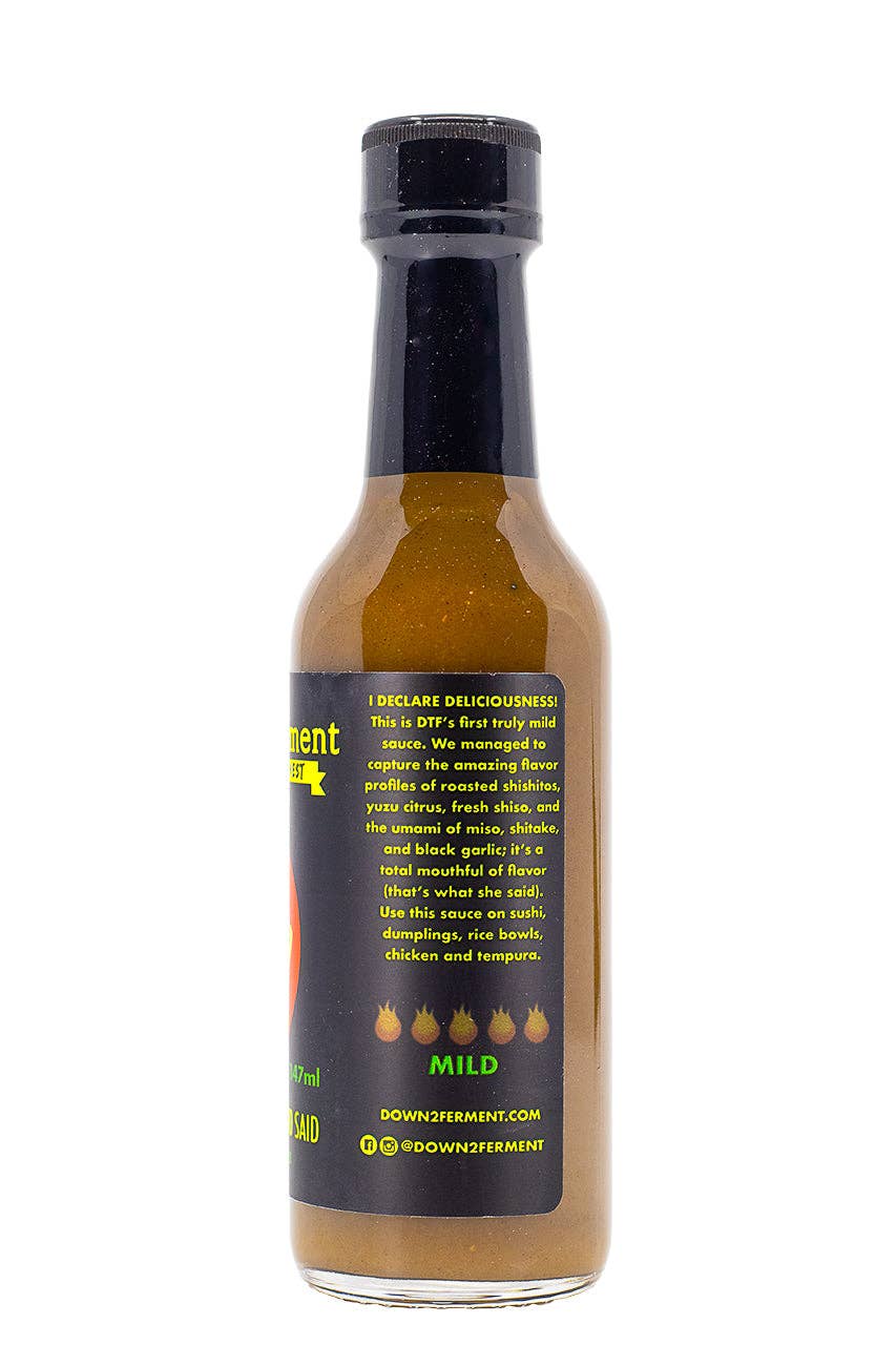That's What Shishito Said | Mild Shishito Hot Sauce | Down To Ferment