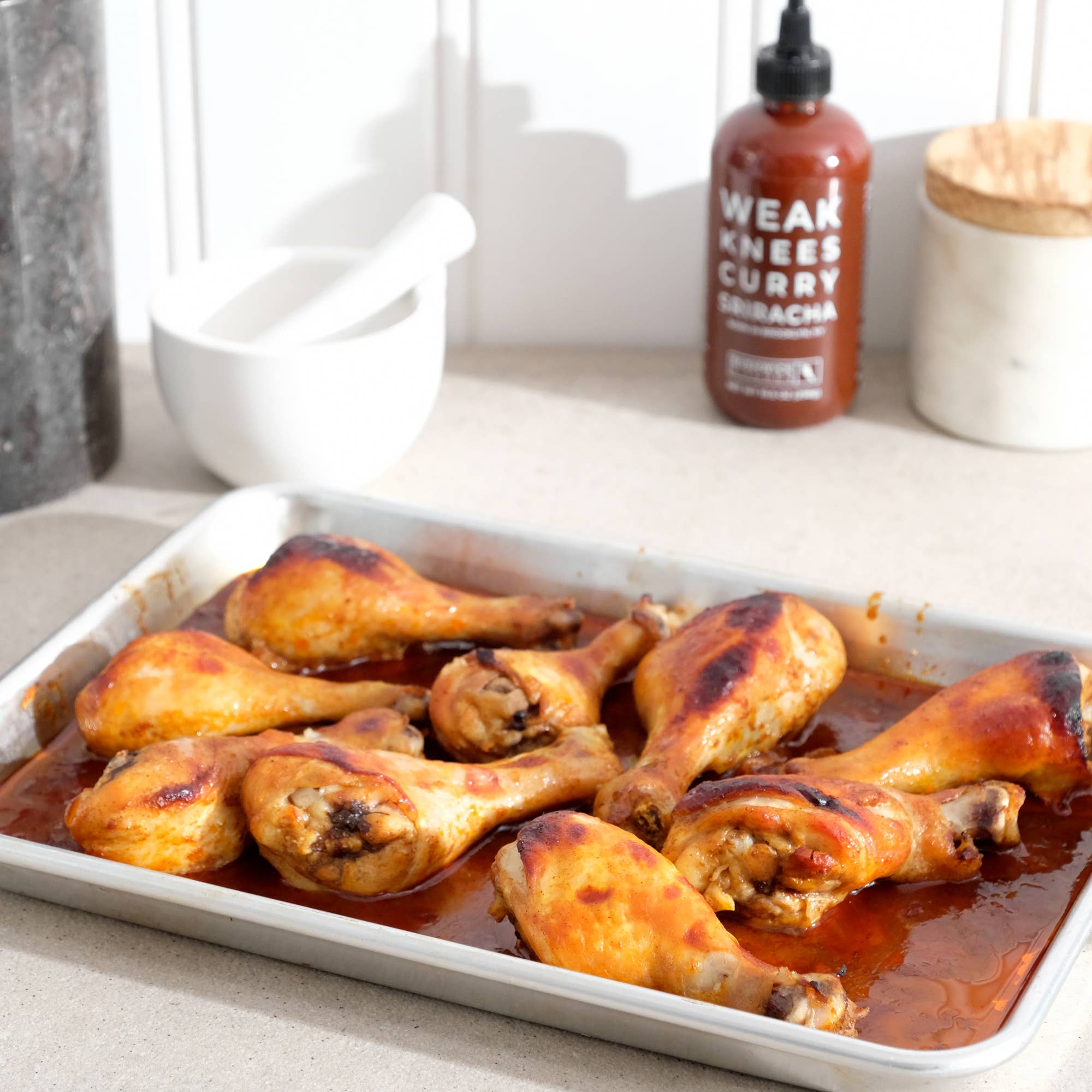Weak Knees Curry Sriracha