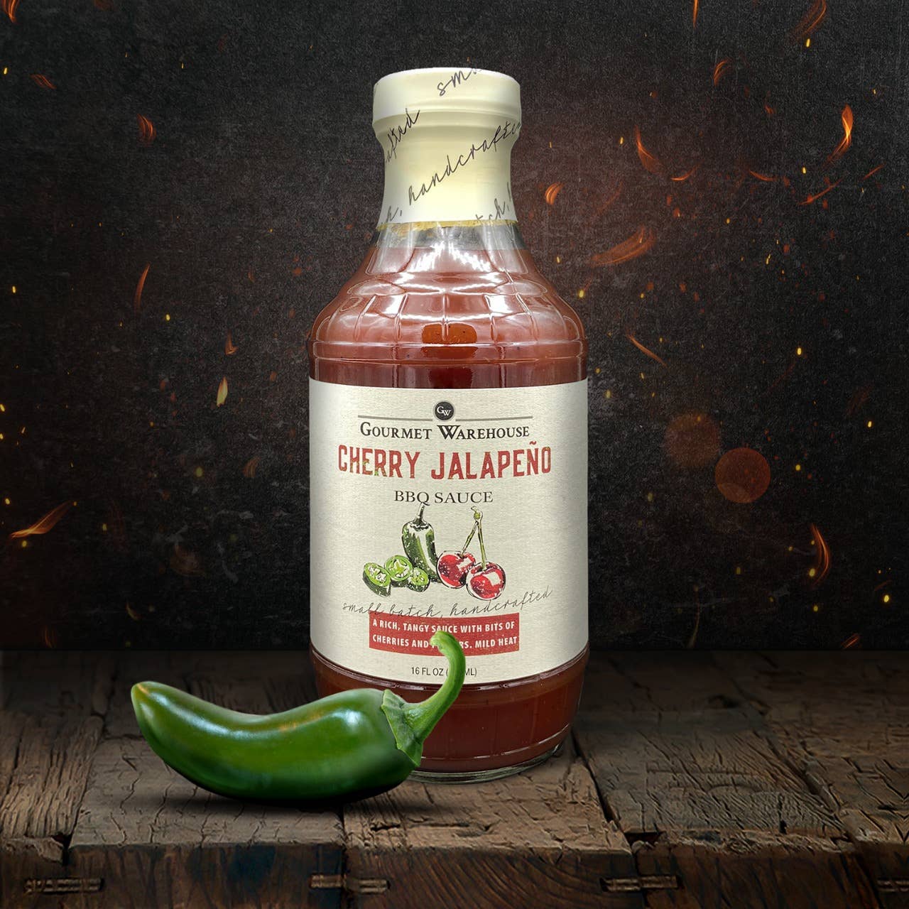 Gourmet Warehouse Cherry Jalapeno BBQ Sauce