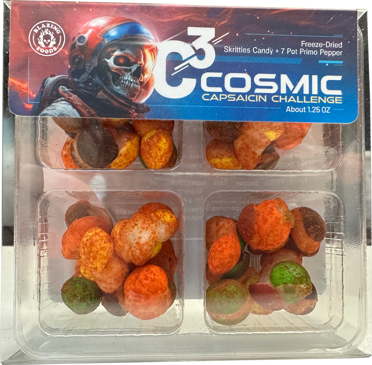 C3 Cosmic Capsaicin Challenge - 7 Pot Freeze Dried Skrittles
