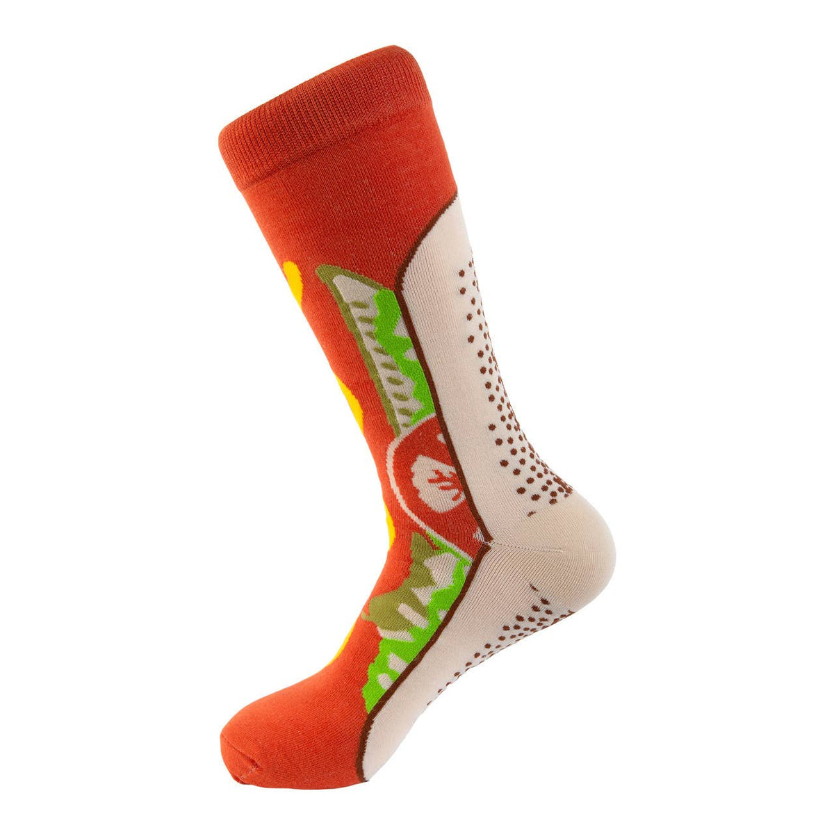Chicago Style Hot Dog Socks: S