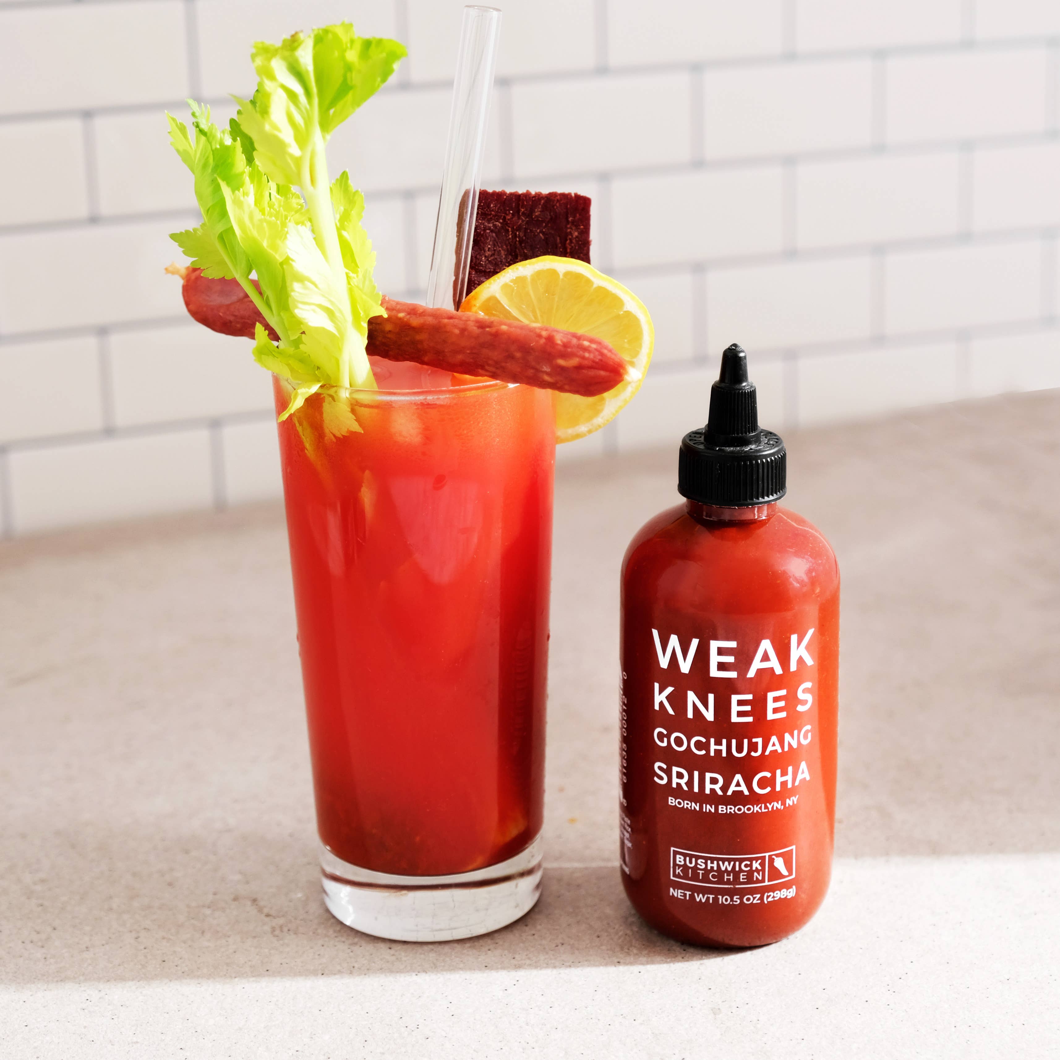 Gochujang Sriracha, Bushwick Kitchen Weak Knees Vegan Sriracha