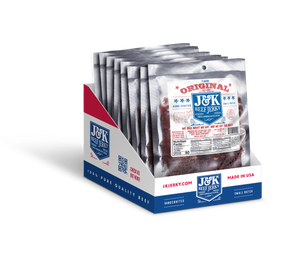 J&K Distributors - J&K Beef Jerky -  2.12 oz 12ct Box: Original Beef Jerky