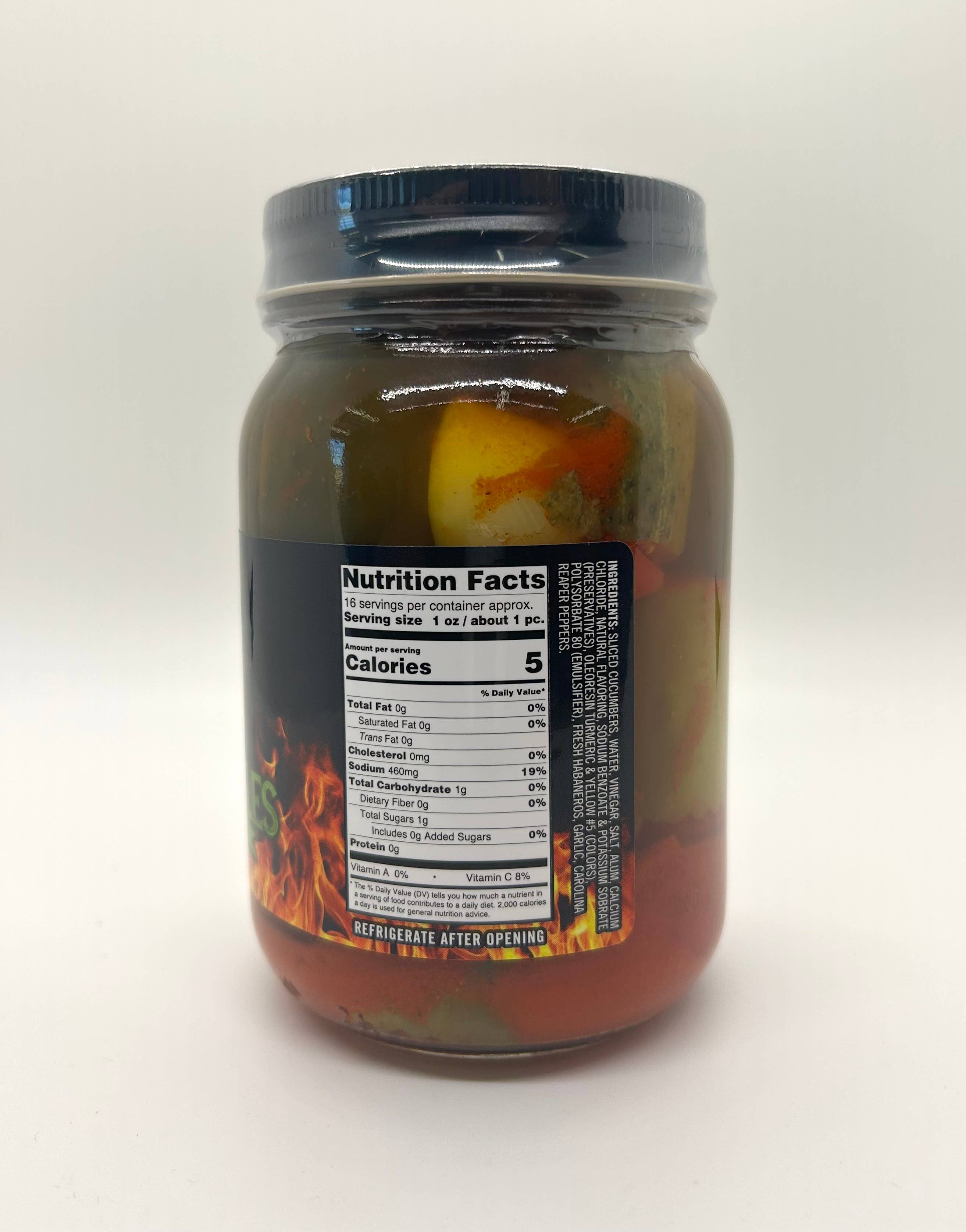 XXX Spicy Reaper Pickles, Super Hot Pickle Slices