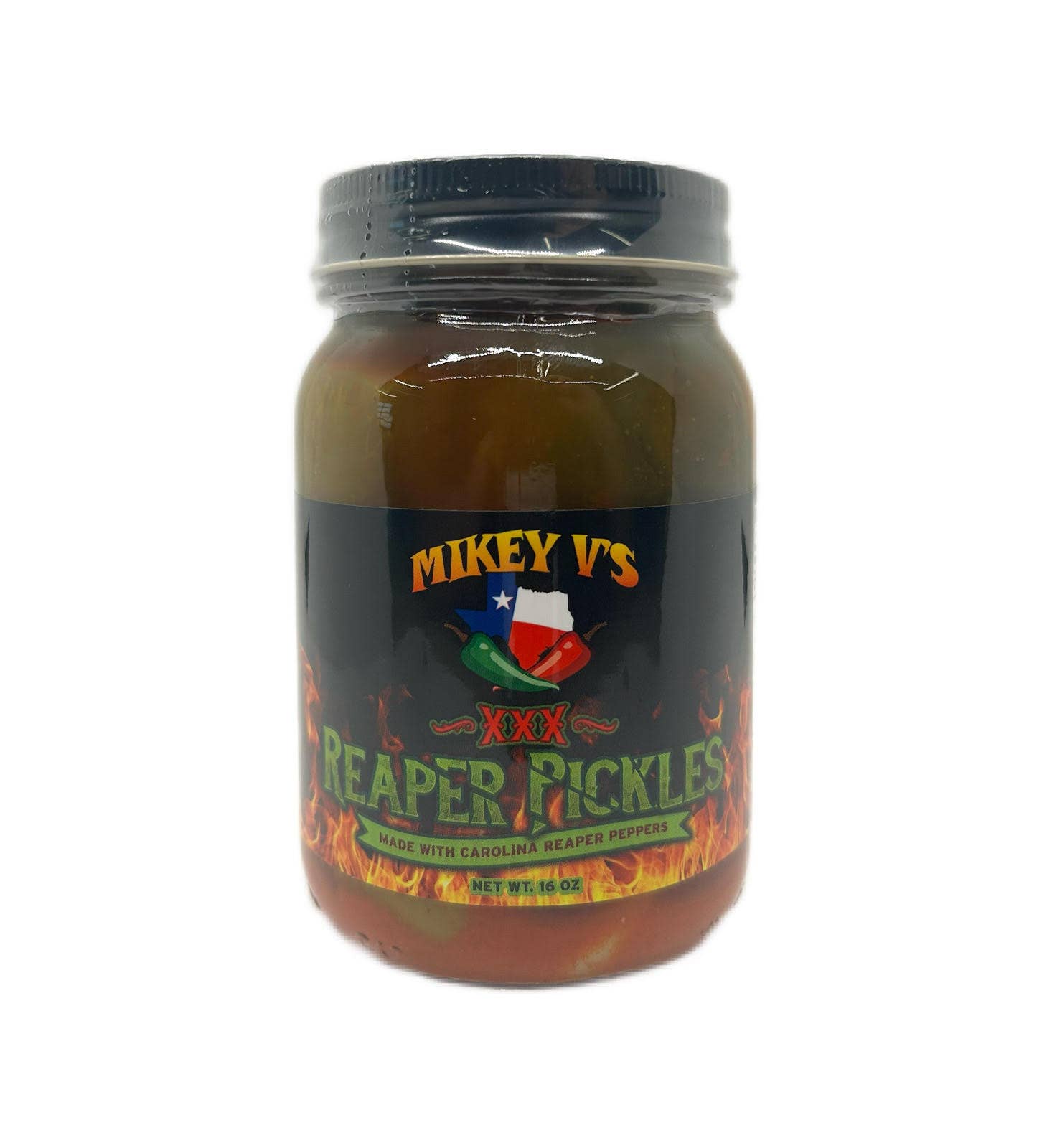 XXX Spicy Reaper Pickles, Super Hot Pickle Slices