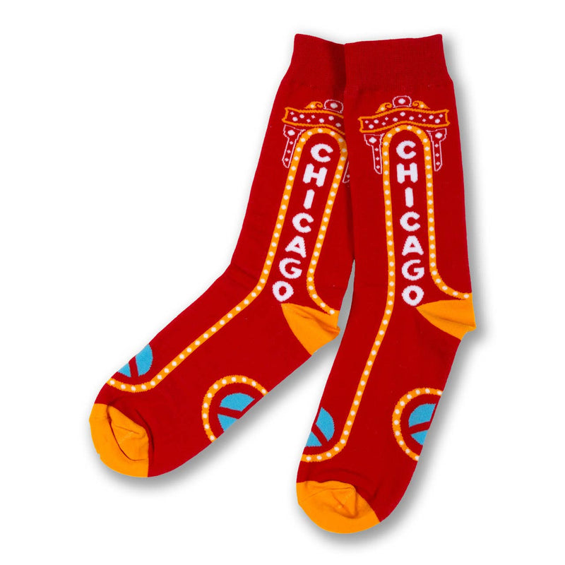 Chicago Theatre Dress Socks: L