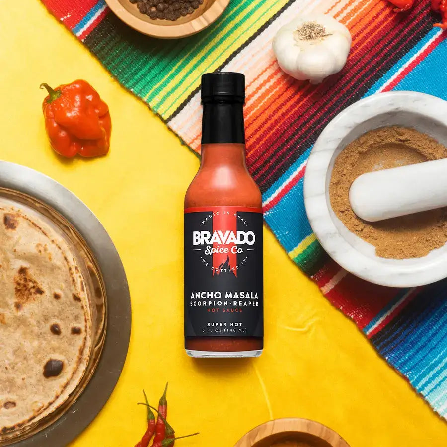 Ancho Masala Scorpion-Reaper Hot Sauce