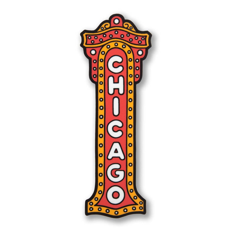 Chicago Theatre Sign Sticker